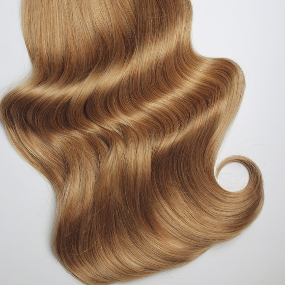 1pc. Copper Brown Clip in Hair Extensions 19" - Picture 3 of 3